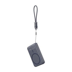 Повербанк Choetech B862 10000mAh 22.5W QC3.0 PD3.0 бездротова магнітна зарядка MagSafe Grey