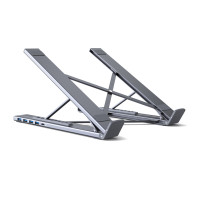 USB-C хаб-підставка 7-в-1 Choetech M57 HDMI 4K@30Hz, 2 USB 3.0, USB-C Data, USB-C PD 100W, SD-card, TF-card USB-C хаб-підставка 7-в-1 Choetech M57 HDMI 4K@30Hz, 2 USB 3.0, USB-C Data, USB-C PD 100W, SD-card, TF-card
