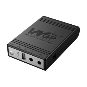 Источник бесперебойного питания Mini UPS WGP UPS1032 10400mAh 5V/9V/12V, для роутера и оптического терминала