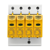 Обмежувач напруги TOMZN TOV1-20/4P 275V AC 10-20kA під DIN-рейку 4 полюси Обмежувач напруги TOMZN TOV1-20/4P 275V AC 10-20kA під DIN-рейку 4 полюси