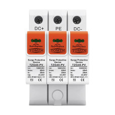 Обмежувач напруги TOMZN TZG40-PV 3P 1000V DC під DIN-рейку Обмежувач напруги TOMZN TZG40-PV 3P 1000V DC під DIN-рейку