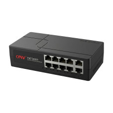 PoE-коммутатор ONV ONV-H1108PGBES неуправляемый 10-портовый с 8 портами PoE PoE-коммутатор ONV ONV-H1108PGBES неуправляемый 10-портовый с 8 портами PoE