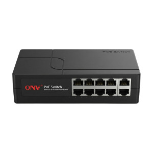 PoE-коммутатор ONV ONV-H1108PGBES неуправляемый 10-портовый с 8 портами PoE
