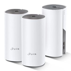Домашняя Mesh Wi-Fi система TP-LINK DECO E4 3PK AC1200 2xFE LAN/WAN MU-MIMO (DECO-E4-3-PACK)