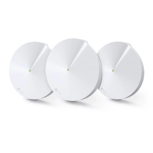 Домашняя Mesh Wi-Fi система TP-LINK DECO M9 plus 3PK AC2200 2xGE LAN/WAN 1xUSB (DECO-M9-PLUS-3-PACK)