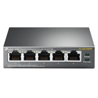 PoE-коммутатор TP-Link TL-SG1005P 5-портовый с 4 PoE+ портами неуправляемый PoE-коммутатор TP-Link TL-SG1005P 5-портовый с 4 PoE+ портами неуправляемый