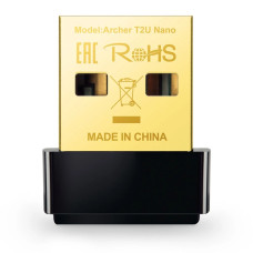 Дводіапазонний Wi-Fi адаптер TP-Link Archer T2U Nano WiFi5 / AC600 / USB Дводіапазонний Wi-Fi адаптер TP-Link Archer T2U Nano WiFi5 / AC600 / USB