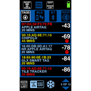 Локатор Bluetooth та BLE пристроїв BlueSleuth-Pro