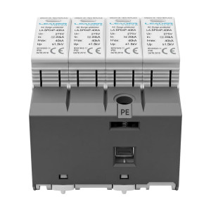 Ограничитель напряжения Leader LA-SPD4P-40KA (3P+N) 275V AC под DIN-рейку