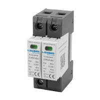 Ограничитель напряжения Leader LD-SPD2P-40KA-600V DC под DIN-рейку Ограничитель напряжения Leader LD-SPD2P-40KA-600V DC под DIN-рейку
