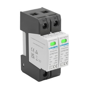 Ограничитель напряжения Leader LD-SPD2P-40KA-600V DC под DIN-рейку
