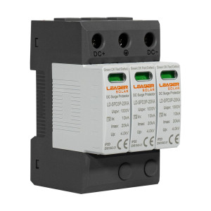 Обмежувач напруги Leader LD-SPD3P-20KA-1000V DC 1000V під DIN-рейку