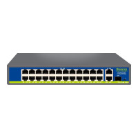 PoE-коммутатор Hi-F2421GBL-C неуправляемый 27-портовый с 24 портами PoE PoE-коммутатор Hi-F2421GBL-C неуправляемый 27-портовый с 24 портами PoE