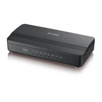 Комутатор ZyXEL GS-108S v2 (GS-108SV2-EU0101F) на 8 портів в пластиковому корпусі Комутатор ZyXEL GS-108S v2 (GS-108SV2-EU0101F) на 8 портів в пластиковому корпусі