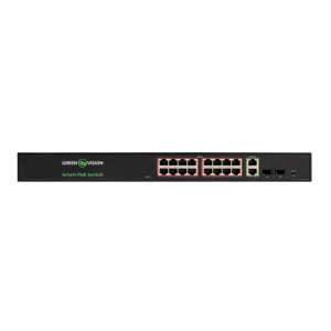 Коммутатор сетевой GreenVision POE GV-022-D-16G+2PG+2SFP