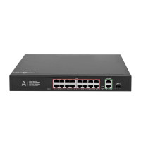 Коммутатор сетевой GreenVision POE GV-010-D-16+2 PG+1 SFP Коммутатор сетевой GreenVision POE GV-010-D-16+2 PG+1 SFP