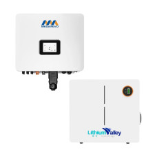 Комплект резервного живлення 10kW 5.12kWh: гібридний інвертор Megarevo R10KL1DA-G2S і акумуляторна батарея