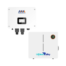 Комплект резервного живлення 5kW 5.12kWh: гібридний інвертор Megarevo 05KL1D і акумуляторна батарея