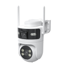 IP PTZ-відеокамера Light Vision VLC-9304WI/2C WiFi 4Mp+4Mp, (Tuya) f=4mm, ІЧ+LED-підсвічування, з мікрофоном IP PTZ-відеокамера Light Vision VLC-9304WI/2C WiFi 4Mp+4Mp, (Tuya) f=4mm, ІЧ+LED-підсвічування, з мікрофоном