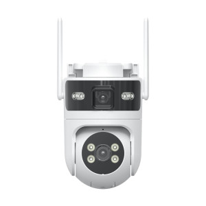 IP PTZ-відеокамера Light Vision VLC-9304WI/2C WiFi 4Mp+4Mp, (Tuya) f=4mm, ІЧ+LED-підсвічування, з мікрофоном