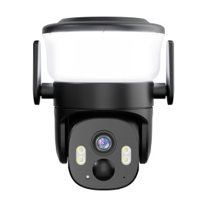 IP PTZ-відеокамера Light Vision VLC-6103WLS автономна з WiFi, прожектором та сонячною панеллю Black