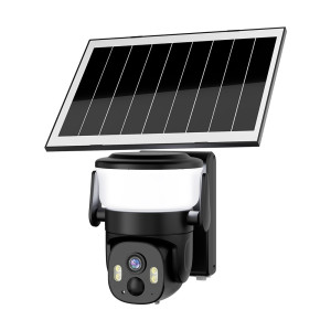 IP PTZ-відеокамера Light Vision VLC-6103WLS автономна з WiFi, прожектором та сонячною панеллю Black