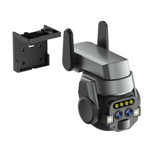 IP PTZ-відеокамера Light Vision VLC-9606WI10ZL з WiFi 6Mp (2*3Mp), (CareCam Pro) f=4+8mm, ІЧ+LED-підсвічування, з мікрофоном