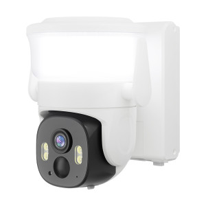 IP PTZ-відеокамера Light Vision VLC-6103WLS автономна з WiFi, прожектором та сонячною панеллю White