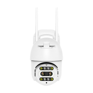 IP PTZ-відеокамера Light Vision VLC-9106WI10ZL з WiFi 6Mp (2*3Mp), (CareCam Pro) f=4+8mm, ІЧ+LED-підсвічування, з мікрофоном