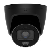 IP-відеокамера 5Mp Ajax TurretCam HLVF (5 Mp) f=2.8-12mm, ІЧ+LED-підсвічування, з мікрофоном Black