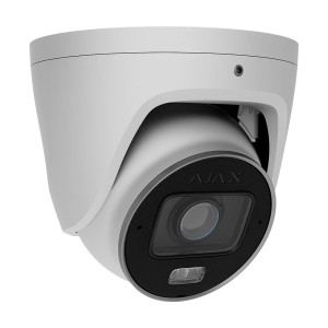 IP-відеокамера 5Mp Ajax TurretCam HLVF (5 Mp) f=2.8-12mm, ІЧ+LED-підсвічування, з мікрофоном White