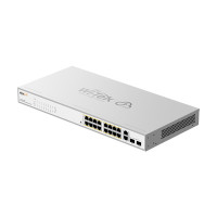 PoE-комутатор Wi-Tek WI-PCES320GFH 20-портовий керований, гігабітний 16x1000Mbps PoE+, 2x1000Mbps Uplink, 2xSFP