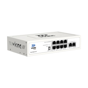 PoE-коммутатор Wiking WK-PS310-HP 10-портовый, неуправляемый, гигабитный, 8x1000Mbps PoE, 2x1000Mbps Uplink, 110W