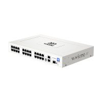 PoE-коммутатор Wiking WK-PS227GF 27-портовый, неуправляемый, 24x100Mbps PoE, 2x1000Mbps Uplink, 1x1000Mbps SFP, 270W PoE-коммутатор Wiking WK-PS227GF 27-портовый, неуправляемый, 24x100Mbps PoE, 2x1000Mbps Uplink, 1x1000Mbps SFP, 270W