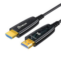Кабель оптичний Dtech DT-HOF8010 HDMI 2.1 10m Кабель оптичний Dtech DT-HOF8010 HDMI 2.1 10m