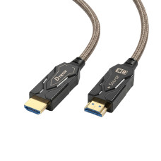 Кабель оптический Dtech DT-HF8050BK армированный HDMI 2.1 50m