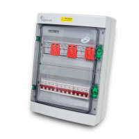 Сонячна PV розподільна коробка Lightwell LQX3/3DC1000VB1-1532-PG, DC 1000В 3 входи 3 виходи, з блискавкозахистом Сонячна PV розподільна коробка Lightwell LQX3/3DC1000VB1-1532-PG, DC 1000В 3 входи 3 виходи, з блискавкозахистом