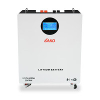 Акумуляторна батарея Sako SK-51.2V600Ah Li-Sun series LiFePO4 600А/год 51.2В 30720Вт/год Акумуляторна батарея Sako SK-51.2V600Ah Li-Sun series LiFePO4 600А/год 51.2В 30720Вт/год
