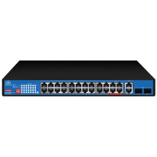 Комутатор Ewind EW-ES2028CFSH-AP AI PoE керований хмарно 28 портів