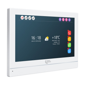 Відеодомофон Light Vision MADRID FHD 7" WiFi Tuya White