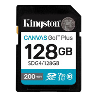 Карта памяти Kingston Canvas Go! Plus SDXC 128GB UHS-I/U3 Class 10 R200/W200MB/s (SDG4/128GB) Карта памяти Kingston Canvas Go! Plus SDXC 128GB UHS-I/U3 Class 10 R200/W200MB/s (SDG4/128GB)