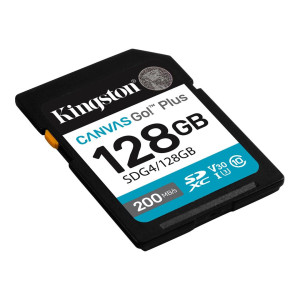Карта пам'яті Kingston Canvas Go! Plus SDXC 128GB UHS-I/U3 Class 10 R200/W200MB/s (SDG4/128GB)