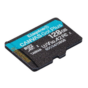 Карта пам'яті Kingston Canvas Go! Plus MicroSDXC 128GB UHS-I/U3 Class 10 R200/W200MB/s (SDCG4/128GBSP)