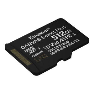 Карта пам'яті Kingston Canvas Select Plus MicroSDXC 512GB UHS-I Class 10 R150MB/s (SDCS3/512GBSP)