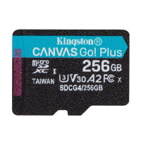 Карта пам'яті Kingston Canvas Go! Plus MicroSDXC 256GB UHS-I/U3 Class 10 R200/W160MB/s (SDCG4/256GBSP) Карта пам'яті Kingston Canvas Go! Plus MicroSDXC 256GB UHS-I/U3 Class 10 R200/W160MB/s (SDCG4/256GBSP)
