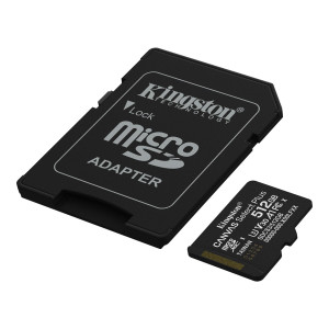 Карта пам'яті Kingston Canvas Select Plus MicroSDXC 512GB UHS-I Class 10 R150MB/s + SD-адаптер (SDCS3/512GB)