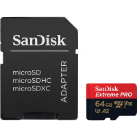 Карта памяти SanDisk Extreme Pro MicroSDXC 64GB UHS-I U3 R200/W90MB/s V30 + SD-адаптер (SDSQXCU-064G-GN6MA) Карта памяти SanDisk Extreme Pro MicroSDXC 64GB UHS-I U3 R200/W90MB/s V30 + SD-адаптер (SDSQXCU-064G-GN6MA)