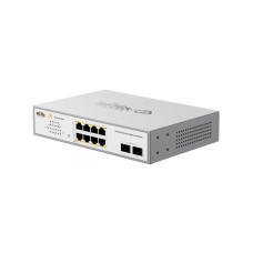 PoE-коммутатор Wi-Tek WI-PCES310GF V2 10-портовый управляемый гигабитный 8x1000Mbps PoE+, 2xSFP, 120W, Cloud, ONVIF
