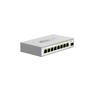 PoE-комутатор 9-портовий керований Wi-Tek WI-PCES509GF 2.5G 130W, 8x2.5Gbps PoE+, 1x10G SFP+, Cloud, ONVIF