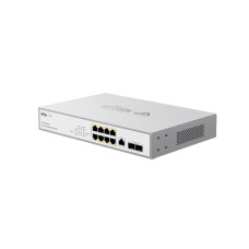 PoE-коммутатор Wi-Tek WI-PCMS310GF 10-портовый управляемый L2+ гигабитный V2, 8x1000Mbps PoE+, 2x1000M SFP